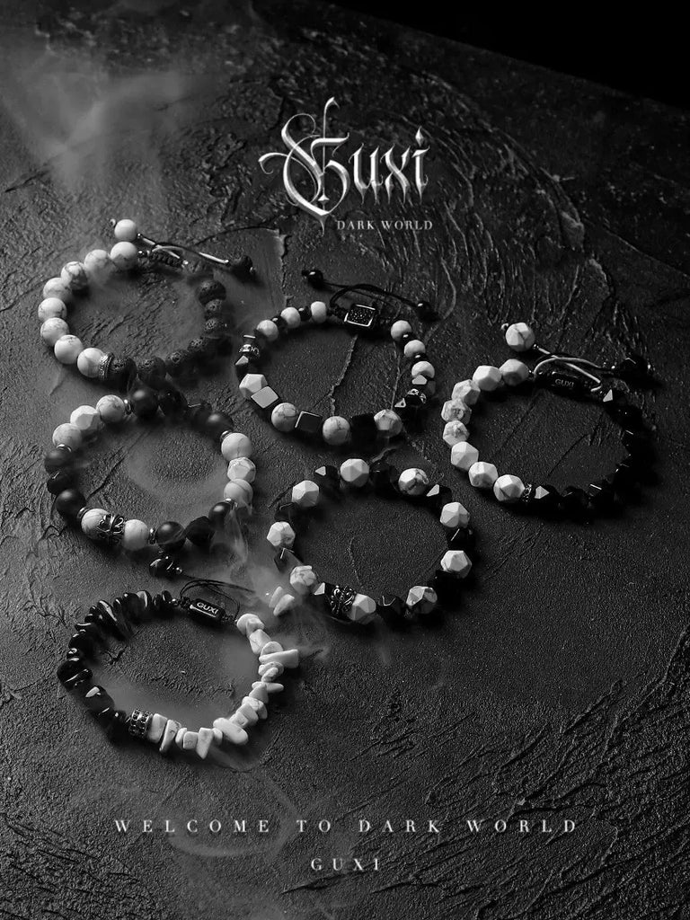 Fengshui Crystal Jewelry[Image] Original Black and White Beads Agate BFengshui Crystal Jewelry[Image] Original Niche Design Sense Black and White Beads Agate Bracelet Boys Trendy High Sense Ornament
Material: natural crystal/semi-preciBuddha&EnergyBuddha&EnergyFengshui Crystal Jewelry[Image] Original Black