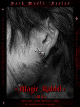 Load image into Gallery viewer, fengshui crystal Jewelry[Rabbit] Dark Style Retro Stud Earringsfengshui crystal Jewelry[Rabbit] Dark Style Retro Stud Earrings Male 925 Silver Single Special-Interest Earrings Personality Ear-Caring Ornament
Material: SilverMateBuddha&amp;EnergyBuddha&amp;Energyfengshui crystal Jewelry[Rabbit] Dark Style Retro Stud Earrings