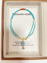 Load image into Gallery viewer, Blossom studio·Natural Turquoise Red Agate Pearl Stitching Necklace｜Customized｜50+5 https://www.xiaohongshu.com/goods-detail/657ec9ab65ea320001484bc1