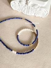 Load image into Gallery viewer, 【Original】Quiet Space｜Natural Lapis Lazuli  Necklace https://www.xiaohongshu.com/goods-detail/653ddf0e05c3d400013a2b3b