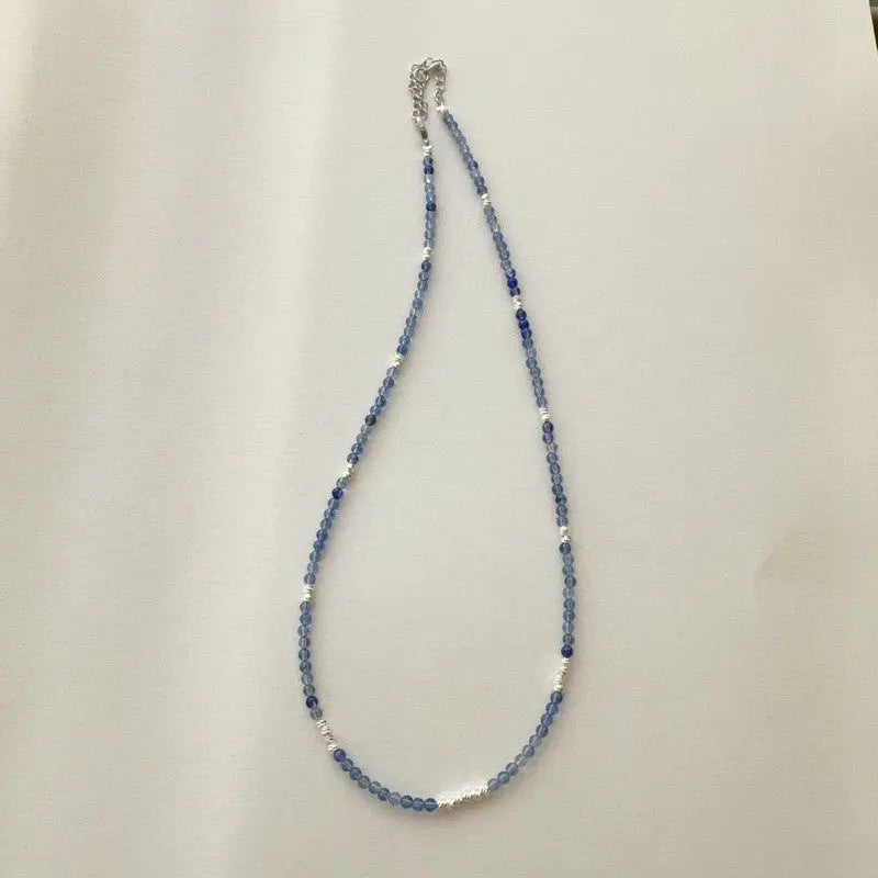 Blossom studio·Natural Stone Stitching Necklace Stitching Necklace｜Elegant White · Light Blue https://www.xiaohongshu.com/goods-detail/65acacaba42c9a0001e6e467