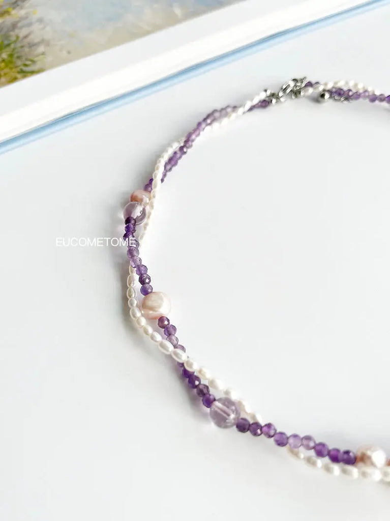 【Original】Purple Flower-De-Luce｜Amethyst Baroque Necklace https://www.xiaohongshu.com/goods-detail/65deb1b6fe9f3f00018ed106