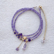 Load image into Gallery viewer, Blossom studio·Natural Amethyst Multi-Layer Twin Bracelet https://www.xiaohongshu.com/goods-detail/65ff63e2ca2e600001e1cbad