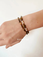 Load image into Gallery viewer, EUCOMETOME · 【Original】Good Luck｜Maillard Natural Tiger-Eye Bracelet · 18+2.5cmExtension Chain（Suitable15.5-17.5cmClean Hand Circumference https://www.xiaohongshu.com/goods-detail/655c342a60fa1b0001019cd1