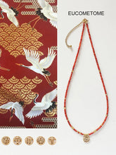 Load image into Gallery viewer, 【Original】Get What You Want｜Natural South Red Agate Necklace · marabout+5cmExtension Chain “Ji”，Good Luck https://www.xiaohongshu.com/goods-detail/65939d31ff7b510001b34f92