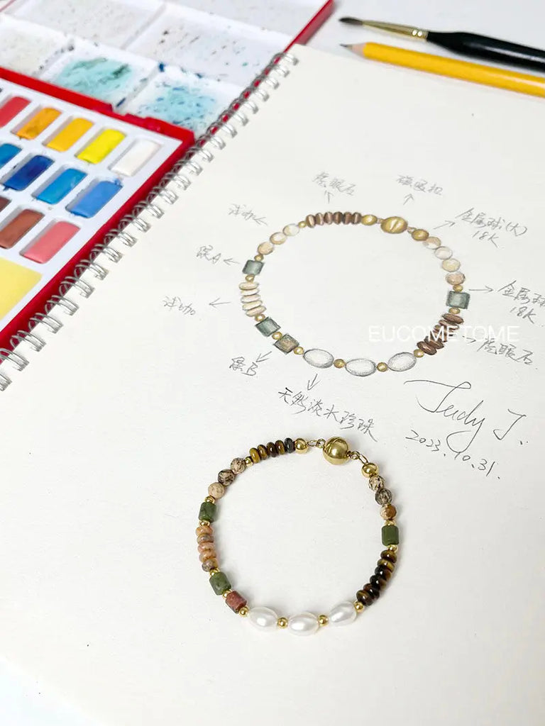 【Original】Spring and Autumn｜Maillard Natural Tigereye Pearl Bracelet https://www.xiaohongshu.com/goods-detail/6551aa0d1d23950001d2e502