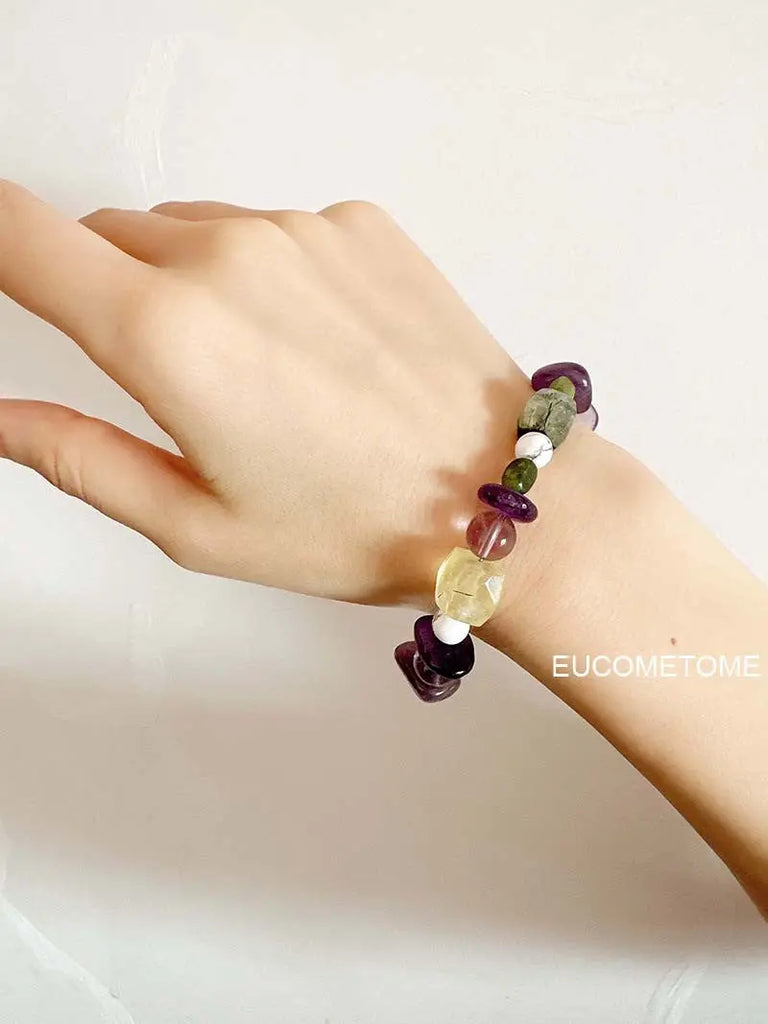 【Original】Purple Tulip Natural Amethyst Bracelet https://www.xiaohongshu.com/goods-detail/650fc871988a900001485215