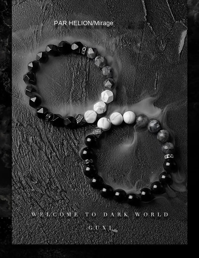 Fengshui Crystal Jewelry [Fantasy Day] Black Agate Beads BraceletFengshui Crystal Jewelry [Fantasy Day] Black Agate Beads Bracelet Men's High Sense Niche Retro Bracelet for Boyfriend Birthday Gift
Material: natural crystal/semi-prBuddha&EnergyBuddha&EnergyFengshui Crystal Jewelry [Fantasy Day] Black Agate Beads Bracelet