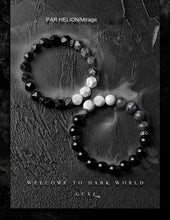 Load image into Gallery viewer, Fengshui Crystal Jewelry [Fantasy Day] Black Agate Beads BraceletFengshui Crystal Jewelry [Fantasy Day] Black Agate Beads Bracelet Men&#39;s High Sense Niche Retro Bracelet for Boyfriend Birthday Gift
Material: natural crystal/semi-prBuddha&amp;EnergyBuddha&amp;EnergyFengshui Crystal Jewelry [Fantasy Day] Black Agate Beads Bracelet