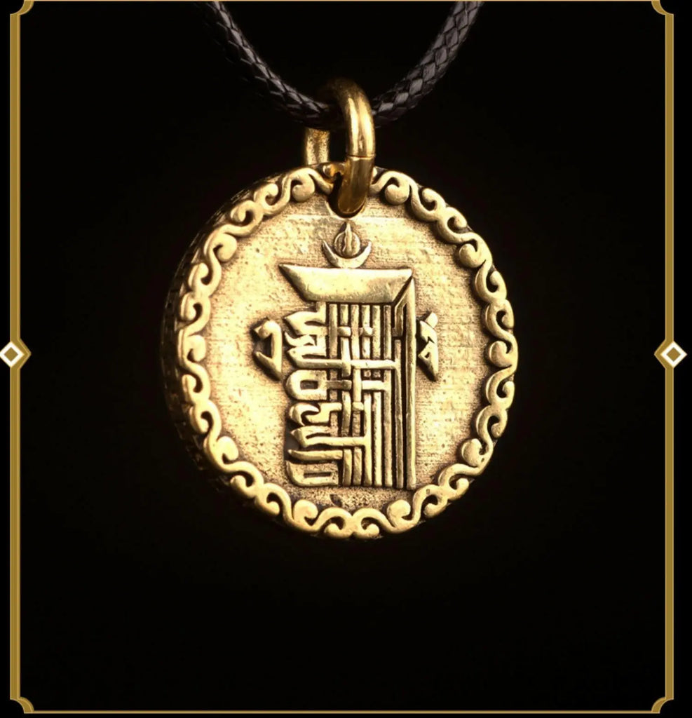 Tibet  No Phase Buddha Ten Phase necklaceThe Buddha has no appearance, taking all living beings as its appearance, and the Buddhas have no appearance, taking the hearts of all living beings as the appearancBuddha EnergyBuddha&EnergyPhase Buddha Ten Phase Free Personality Necklace Pendant