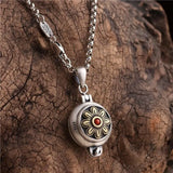 Ge sang flower hollow pendant