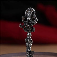 Load image into Gallery viewer, Vary Claw Pestle NecklaceRetro titanium steel elephant trunk God of wealth King Kong prong magic pestle personalized creative necklace pendant men and women do not fade not allergic
Buddha EnergyBuddha&amp;Energywealth King Kong prong magic pestle personalized creative necklace pendant men