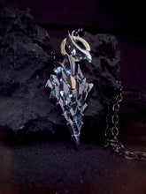 Load image into Gallery viewer, Sterling silver necklace dragon scale pendantSilver Dragon Pendant- A Blend of Style and Elegance
This stunning Silver Dragon Pendant showcases the robust dragon scale design, crafted with utmost precision usinBuddha EnergyBuddha&amp;EnergySterling silver necklace dragon scale pendant