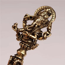 Load image into Gallery viewer, Like a trout, the God of Wealth, Vajra, clawed pestleElephant Trout God of Wealth King Kong Prong Pestle Nepal Tibetan Ethnic Style Copper Vintage Personalized Necklace Pendant for Men and Women
Buddha EnergyBuddha&amp;EnergyWealth King Kong Prong Pestle Nepal Tibetan Ethnic Style Copper Vintage Personalized Necklace Pendant