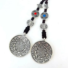 Load image into Gallery viewer, Tibetan silver nine palace gossip amuletsTibetan silver nine palace gossip amulets
Tibetan Characteristic Folk Amulet silver Nine Palace Begun Brand This Life Year Keychain Pendant Alloy Hanging Ornaments
TBuddha EnergyBuddha&amp;EnergyLife Year Keychain Pendant Alloy Hanging Ornaments