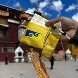 Tibetan car hanging cloth bag amulet