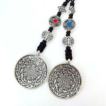 Load image into Gallery viewer, Tibetan silver nine palace gossip amuletsTibetan silver nine palace gossip amulets
Tibetan Characteristic Folk Amulet silver Nine Palace Begun Brand This Life Year Keychain Pendant Alloy Hanging Ornaments
TBuddha EnergyBuddha&amp;EnergyLife Year Keychain Pendant Alloy Hanging Ornaments