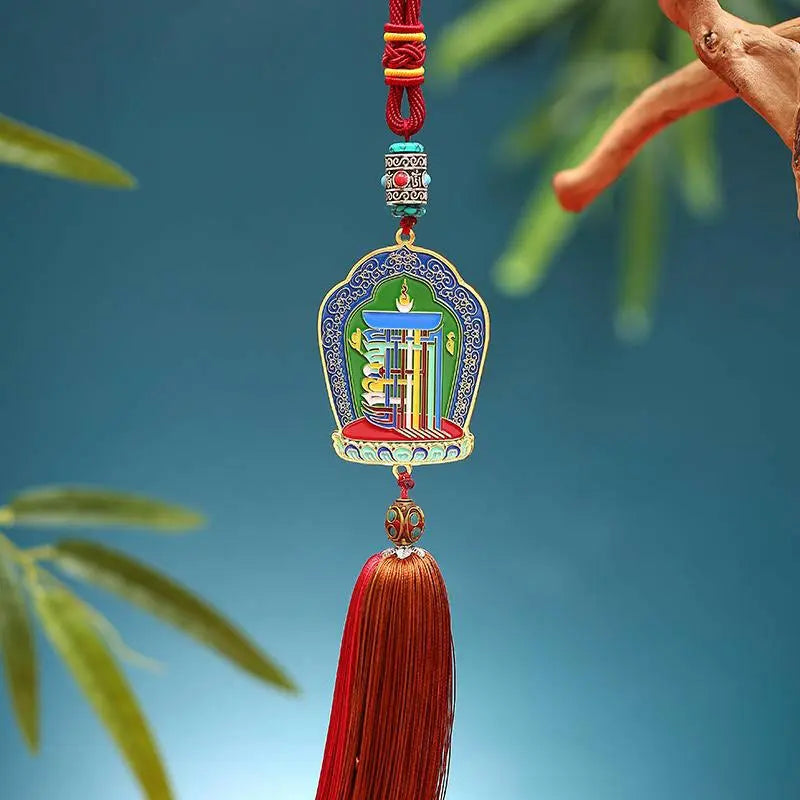 Potala Palace Car Trailer - Round Red Ordinary PackPotaba Palace Wenchuang Car Pendant Auspicious Eight Treasures Ten Phase Free Tassel Pendant Car Interior Accessories Car Hangers
Buddha EnergyBuddha&EnergyTreasures Ten Phase Free Tassel Pendant Car Interior Accessories Car Hangers