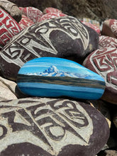 Load image into Gallery viewer, Tibetan hand-painted Kai lash pebblesThe original stone hand-painted Kai lash painted art ornaments
It was painted by Tibetan folk painters using pebbles as a material
The painted Kai lash paintings areBuddha EnergyBuddha&amp;EnergyTibet original stone hand-painted gangrinboqi cobblestone painted art ornaments pattern 15