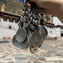 Load image into Gallery viewer, Tibetan silver nine palace gossip amuletsTibetan silver nine palace gossip amulets
Tibetan Characteristic Folk Amulet silver Nine Palace Begun Brand This Life Year Keychain Pendant Alloy Hanging Ornaments
TBuddha EnergyBuddha&amp;EnergyLife Year Keychain Pendant Alloy Hanging Ornaments