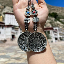 Load image into Gallery viewer, Tibetan silver nine palace gossip amuletsTibetan silver nine palace gossip amulets
Tibetan Characteristic Folk Amulet silver Nine Palace Begun Brand This Life Year Keychain Pendant Alloy Hanging Ornaments
TBuddha EnergyBuddha&amp;EnergyLife Year Keychain Pendant Alloy Hanging Ornaments