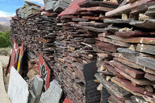 Load image into Gallery viewer, Traditional hand-carved Mani stoneTraditional hand-carved Mani stone
This is the traditional hand-carved Mani stone in Lhasa, after the carving,
Ram will put the mani stone on behalf of everyone.
ThiBuddha EnergyBuddha&amp;EnergyTibetan hand-carved