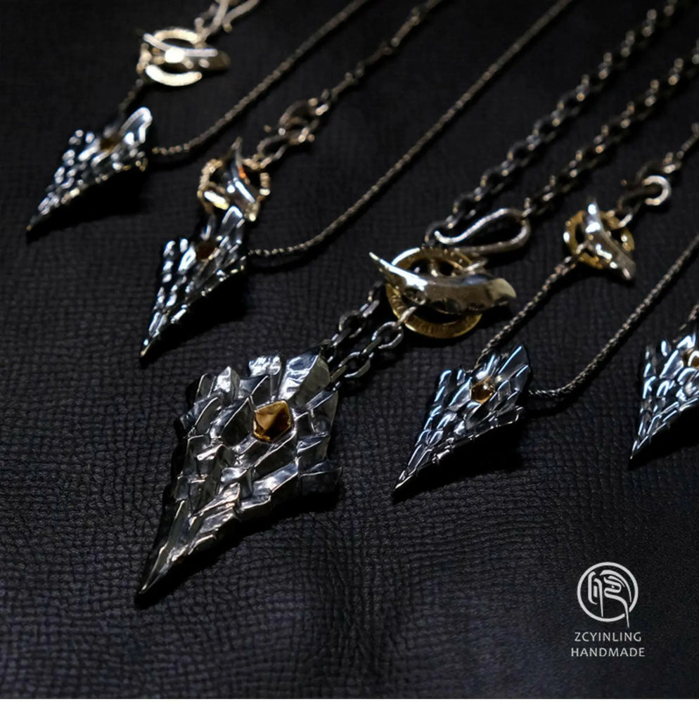 Sterling silver necklace dragon scale pendantSilver Dragon Pendant- A Blend of Style and Elegance
This stunning Silver Dragon Pendant showcases the robust dragon scale design, crafted with utmost precision usinBuddha EnergyBuddha&EnergySterling silver necklace dragon scale pendant