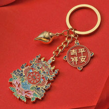 Load image into Gallery viewer, Run Beast Welcome Wealth - Double-sided color gift boxTotal Palace Penchant Car Keychain Auspicious Baba Personality Car Keychain Hanging Decoration School Bag Pendant Key Chain
Run Beast Welcome Wealth - Double-sided cBuddha EnergyBuddha&amp;EnergyRun Beast