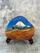 Load image into Gallery viewer, Tibetan hand-painted Kailash pebblesThe original stone hand-painted Kailash painted art ornaments
It was painted by Tibetan folk painters using pebbles as a material
The painted Kailash paintings are pBuddha EnergyBuddha&amp;EnergyTibet Original Stone Hand-painted Gangrinbozi Pebbles Art Decoration Pattern 18