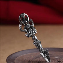 Load image into Gallery viewer, Vary Claw Pestle NecklaceRetro titanium steel elephant trunk God of wealth King Kong prong magic pestle personalized creative necklace pendant men and women do not fade not allergic
Buddha EnergyBuddha&amp;Energywealth King Kong prong magic pestle personalized creative necklace pendant men