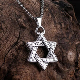 Couple fashion hexagonal pendant