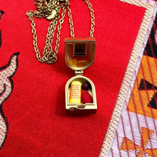 Load image into Gallery viewer, Ziram necklaceZakiram necklace
The Tibetan God of Wealth Zaki Protected the Fa Zika Ram&#39;s Fortune and Fortune. The small Tang ka Gau Pendant has been installed.
Zika Ram Gau box, Buddha EnergyBuddha&amp;Energysmall Tangka Gawu Pendant