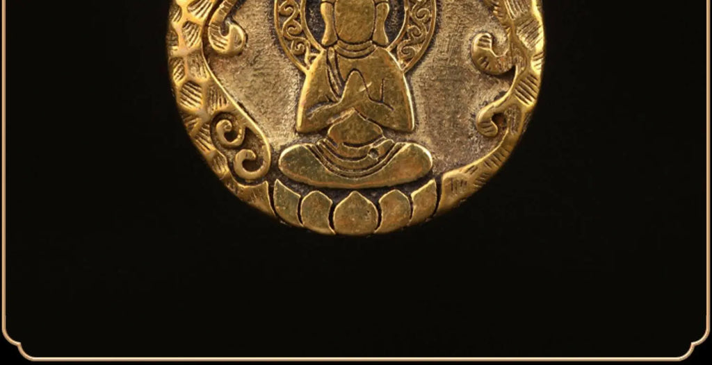 Tibet  No Phase Buddha Ten Phase necklaceThe Buddha has no appearance, taking all living beings as its appearance, and the Buddhas have no appearance, taking the hearts of all living beings as the appearancBuddha EnergyBuddha&EnergyPhase Buddha Ten Phase Free Personality Necklace Pendant