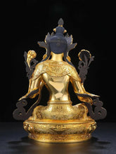 Load image into Gallery viewer, Guanin Buddha ornamentsGreen Mother Buddha Statues Bodhisattva Tibetan Brass Gold-plated Home Buddha Hall Home 5-inch 7-inch 1-foot Guanin Buddha Statues Ornaments
Buddha EnergyBuddha&amp;EnergyGreen Mother Buddha Statues Bodhisattva Tibetan Brass Gold-plated Home Buddha Hall Home 5-inch 7-inch 1-foot Guanyin Buddha Statues Ornaments